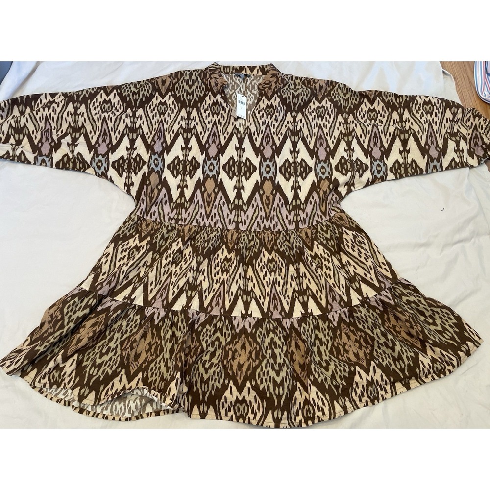 Anthropologie Women Conditions Apply Flowy‎ Mini Tunic Dress sz S NWT